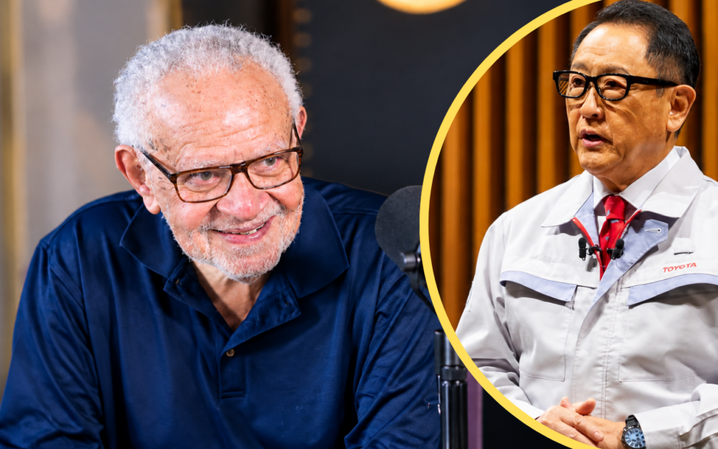 Richard Peery and Akio Toyoda